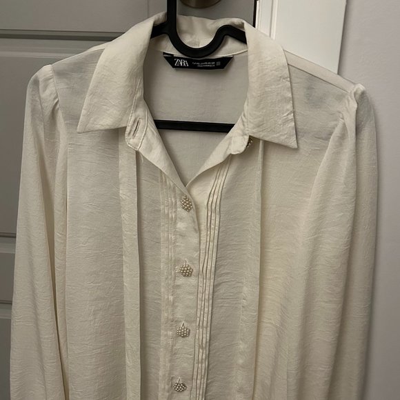 Chemise blanche Zara, XS - Picture 1 of 4